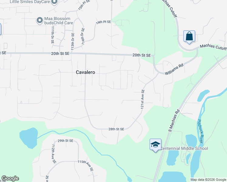 map of restaurants, bars, coffee shops, grocery stores, and more near 11726 24th St SE in Lake Stevens