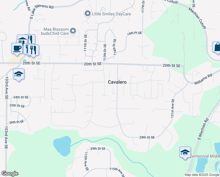 map of restaurants, bars, coffee shops, grocery stores, and more near in Cavalero