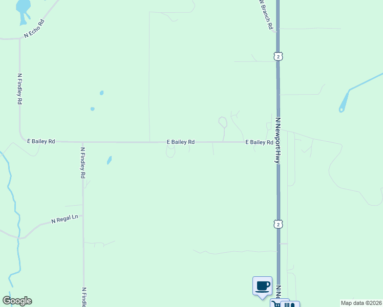 map of restaurants, bars, coffee shops, grocery stores, and more near 3812 East Bailey Road in Chattaroy