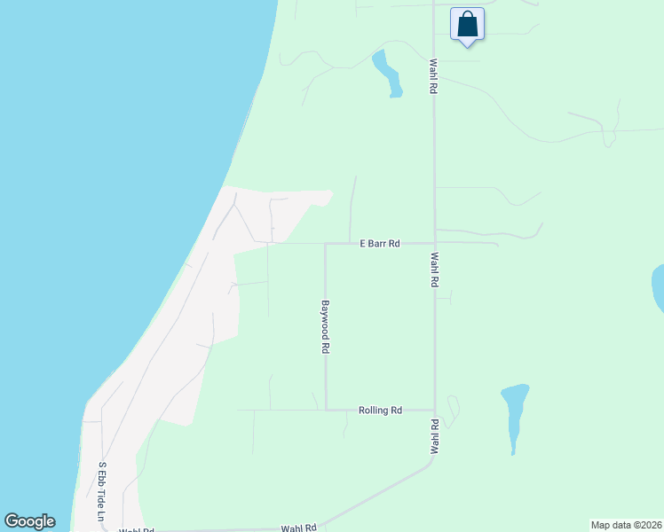 map of restaurants, bars, coffee shops, grocery stores, and more near 6321 Baywood Road in Freeland