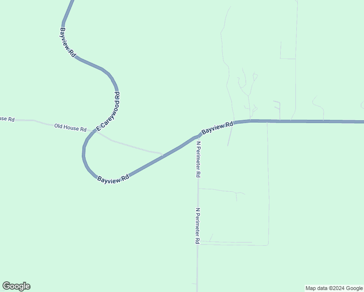 map of restaurants, bars, coffee shops, grocery stores, and more near E Careywood Rd in Kootenai