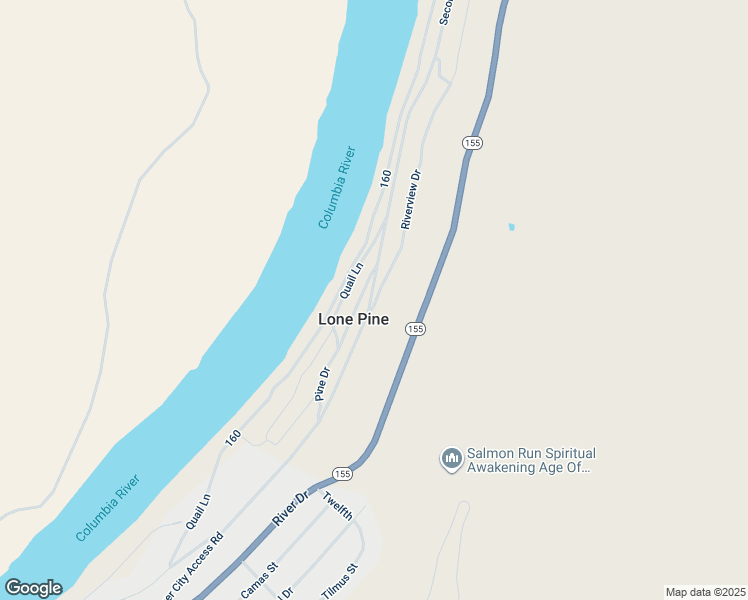 map of restaurants, bars, coffee shops, grocery stores, and more near 9A Riverview Drive in Coulee Dam