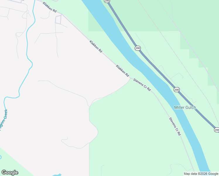 map of restaurants, bars, coffee shops, grocery stores, and more near 116 Klakken Road in Noxon