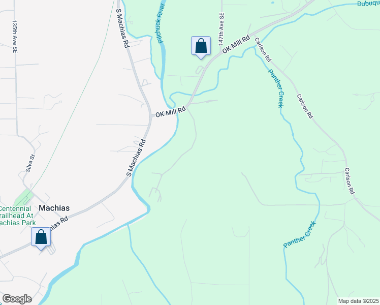 map of restaurants, bars, coffee shops, grocery stores, and more near 1222 145th Avenue Southeast in Snohomish