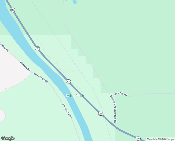 map of restaurants, bars, coffee shops, grocery stores, and more near 41 Government Mountain Road in Noxon