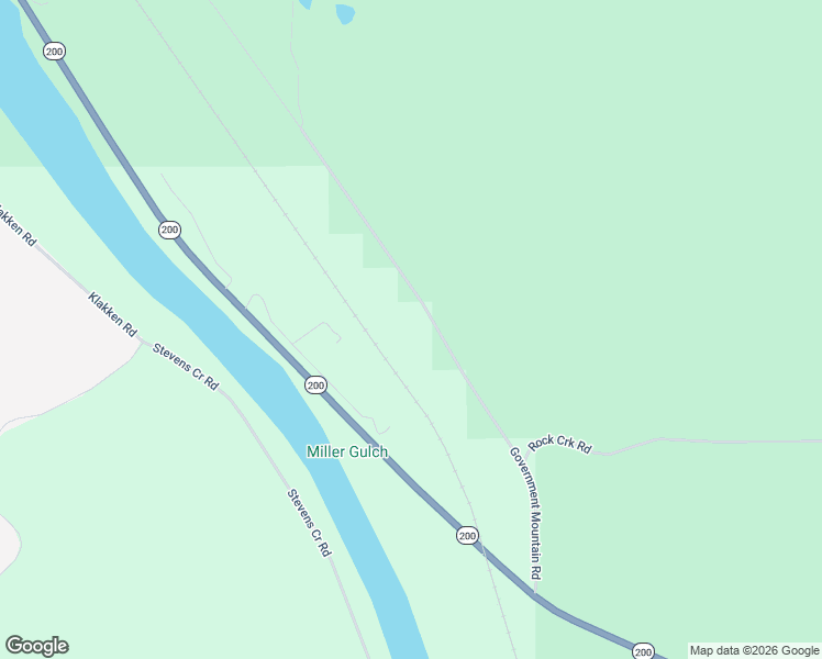 map of restaurants, bars, coffee shops, grocery stores, and more near 41 Government Mountain Road in Noxon