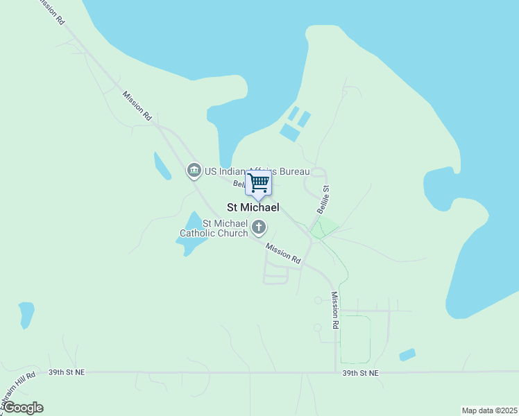 map of restaurants, bars, coffee shops, grocery stores, and more near 136 1st Avenue in Saint Michael