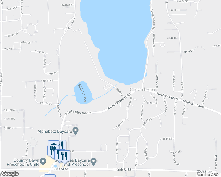 map of restaurants, bars, coffee shops, grocery stores, and more near 11018 Uct Loop Road in Lake Stevens
