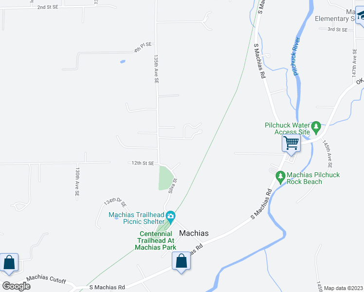 map of restaurants, bars, coffee shops, grocery stores, and more near 1027 135th Avenue Southeast in Snohomish