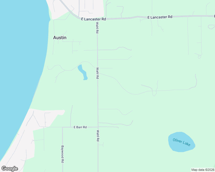 map of restaurants, bars, coffee shops, grocery stores, and more near 6175 Wahl Road in Freeland