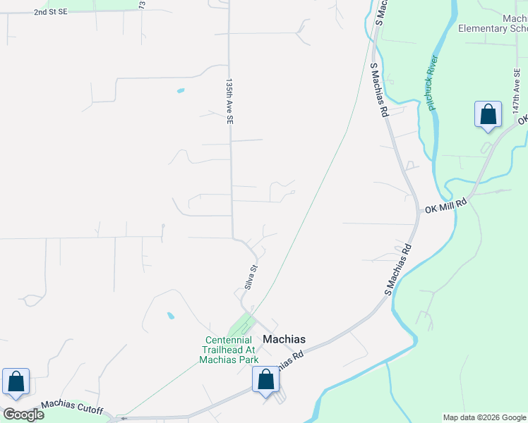 map of restaurants, bars, coffee shops, grocery stores, and more near 1027 135th Avenue Southeast in Snohomish