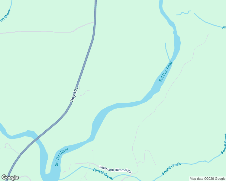 map of restaurants, bars, coffee shops, grocery stores, and more near 151 Klahn Road in Forks