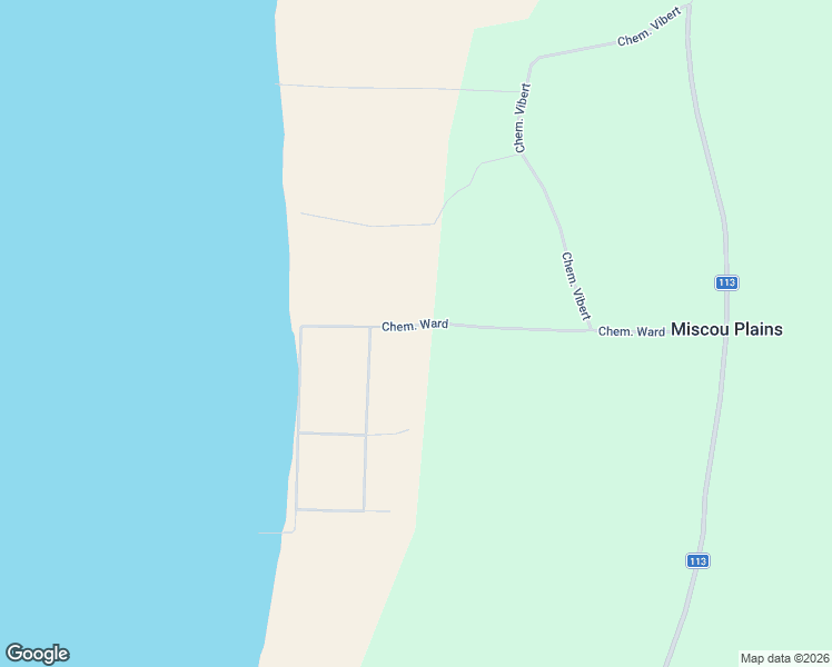 map of restaurants, bars, coffee shops, grocery stores, and more near 181 Chemin Ward in Miscou