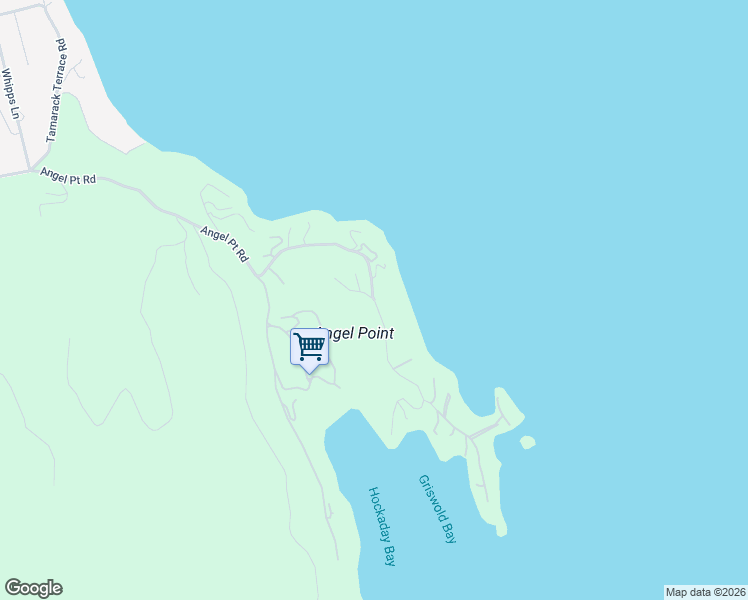 map of restaurants, bars, coffee shops, grocery stores, and more near 959 Angel Point Road in Lakeside