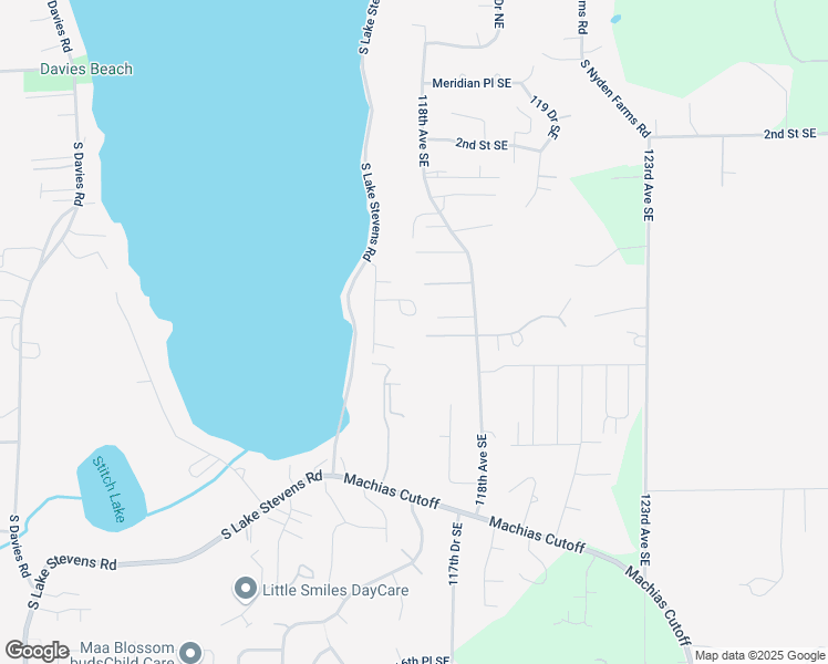 map of restaurants, bars, coffee shops, grocery stores, and more near 11608 7th Place Southeast in Lake Stevens