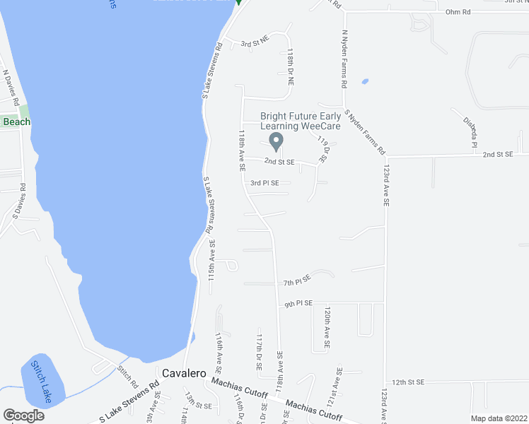 map of restaurants, bars, coffee shops, grocery stores, and more near 411 Rhodora Heights Road in Lake Stevens