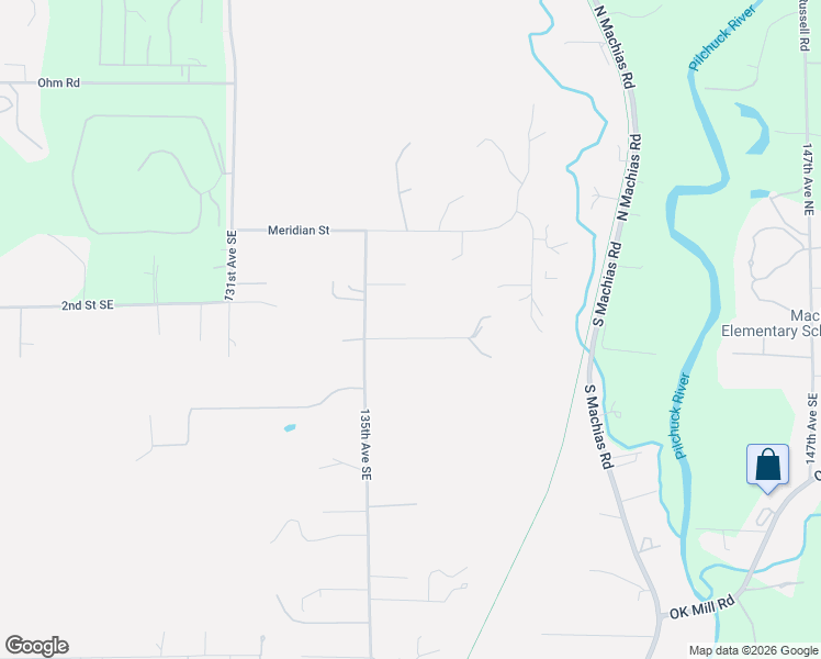 map of restaurants, bars, coffee shops, grocery stores, and more near 13609 3rd Street Southeast in Snohomish