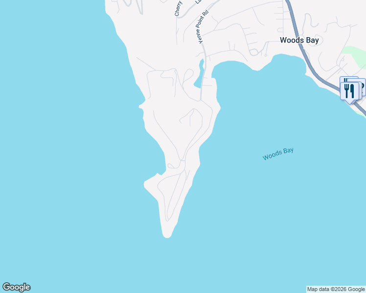 map of restaurants, bars, coffee shops, grocery stores, and more near 788-898 Yenne Point Road in Bigfork