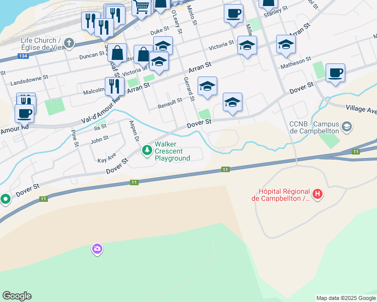 30 Brook Terrace, Campbellton NB Walk Score