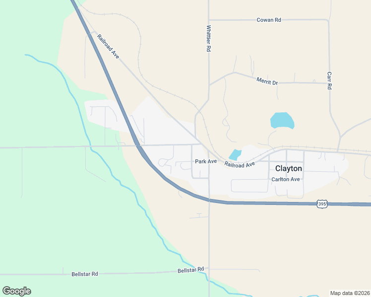 map of restaurants, bars, coffee shops, grocery stores, and more near 4411 Williams Valley Road in Clayton