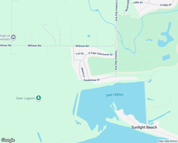 map of restaurants, bars, coffee shops, grocery stores, and more near 5885 Capt Vancouver Drive in Langley