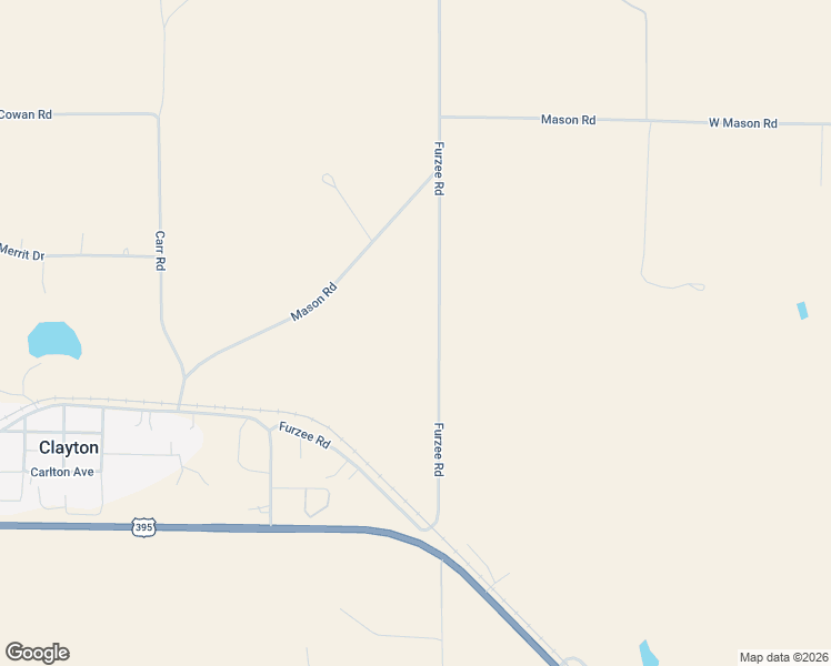 map of restaurants, bars, coffee shops, grocery stores, and more near 4587 Furzee Road in Clayton