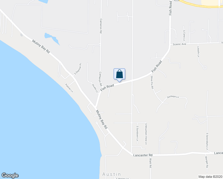 map of restaurants, bars, coffee shops, grocery stores, and more near 5865 Fish Road in Freeland