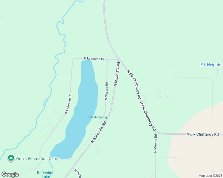 map of restaurants, bars, coffee shops, grocery stores, and more near 38001 North Frontage Road in Elk