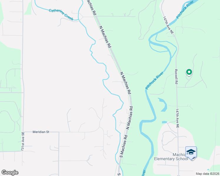 map of restaurants, bars, coffee shops, grocery stores, and more near 704 North Machias Road in Lake Stevens