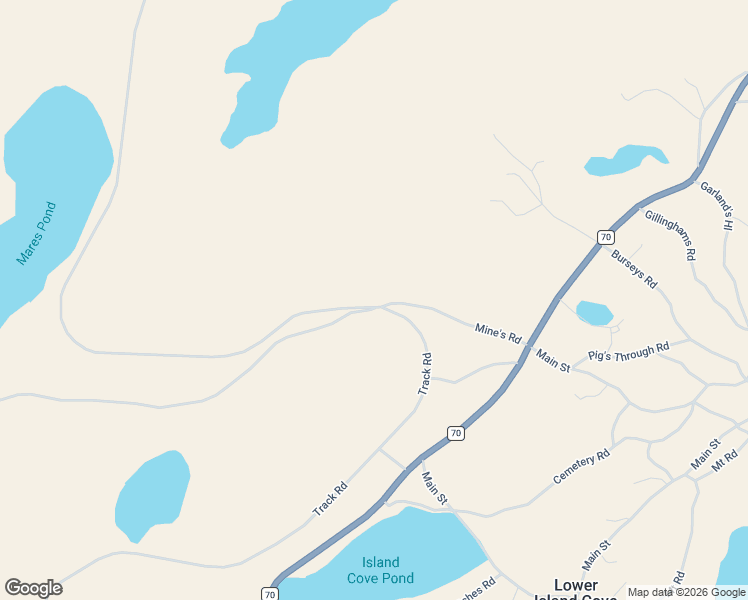 map of restaurants, bars, coffee shops, grocery stores, and more near in Lower Island Cove