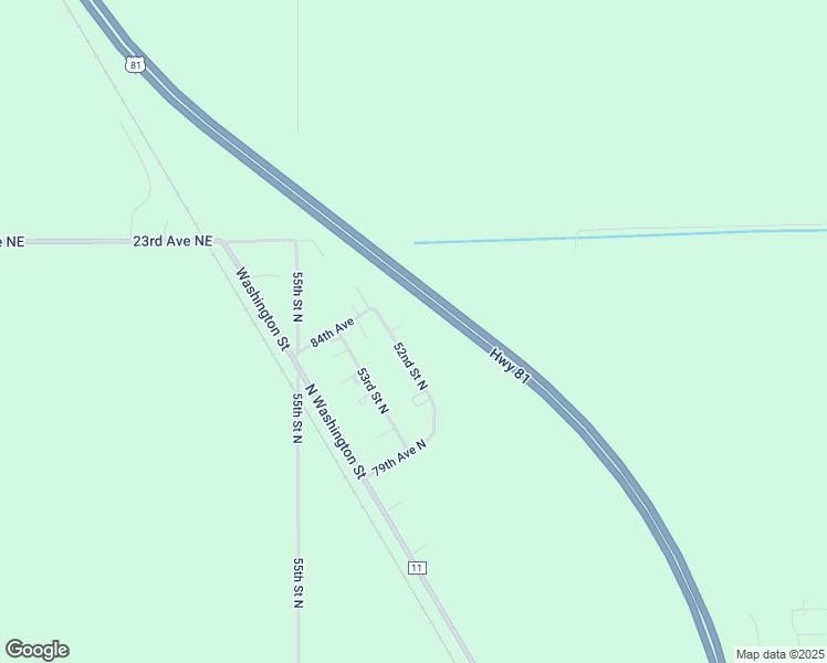 map of restaurants, bars, coffee shops, grocery stores, and more near 8298 52nd Street North in Grand Forks