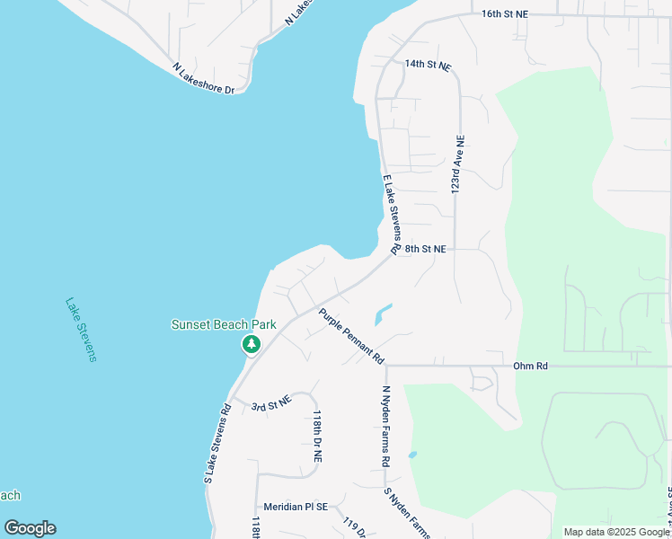 map of restaurants, bars, coffee shops, grocery stores, and more near 621 East Lake Stevens Road in Lake Stevens