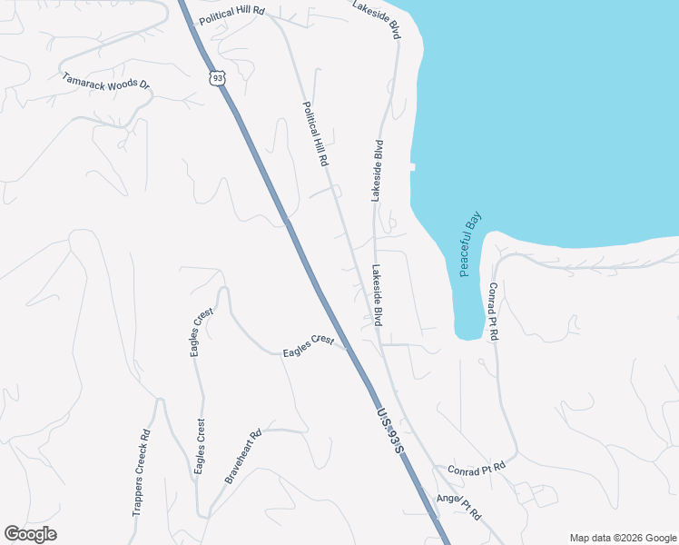 map of restaurants, bars, coffee shops, grocery stores, and more near 458 Political Hill Road in Lakeside