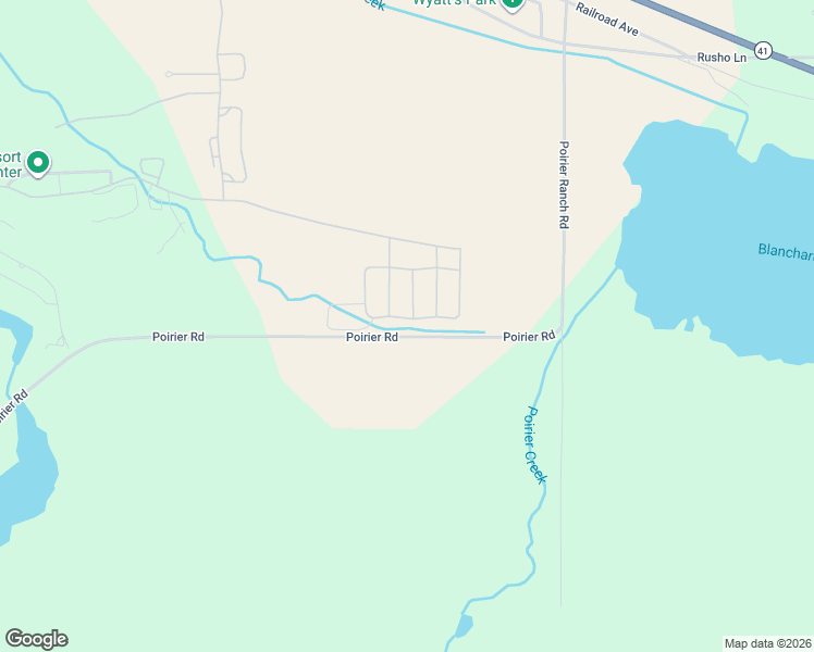 map of restaurants, bars, coffee shops, grocery stores, and more near 256 Par Loop in Blanchard