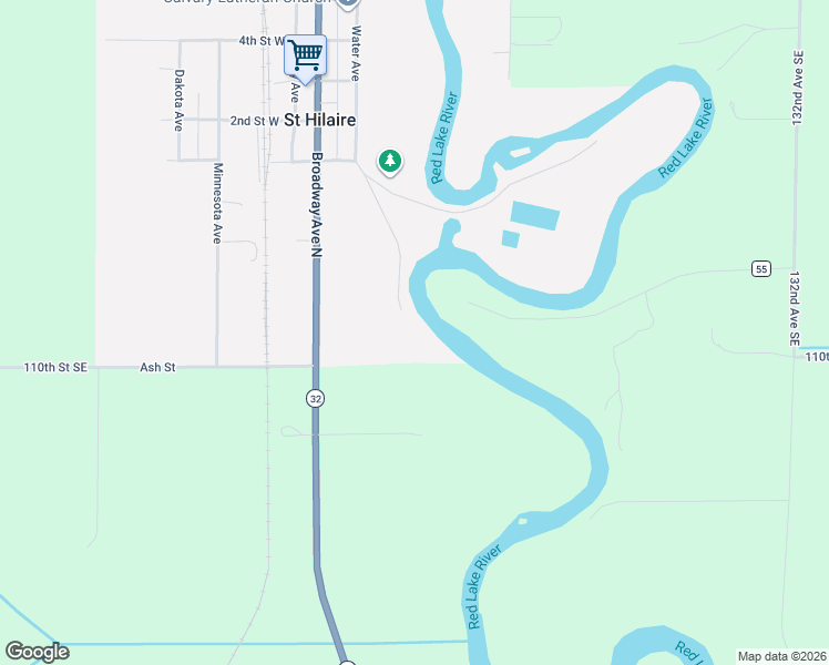 map of restaurants, bars, coffee shops, grocery stores, and more near 100 Water Avenue in Saint Hilaire