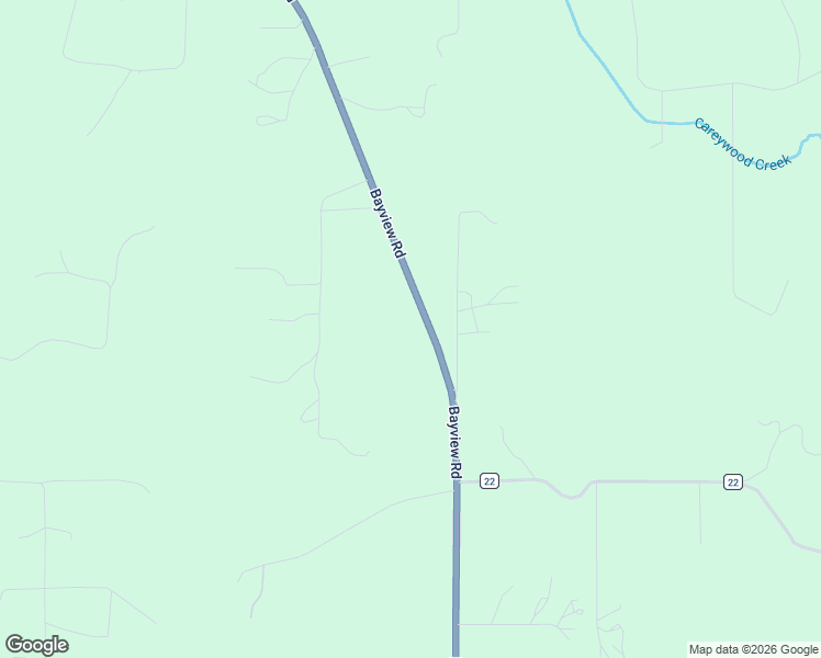 map of restaurants, bars, coffee shops, grocery stores, and more near 1575 Bayview Road in Athol