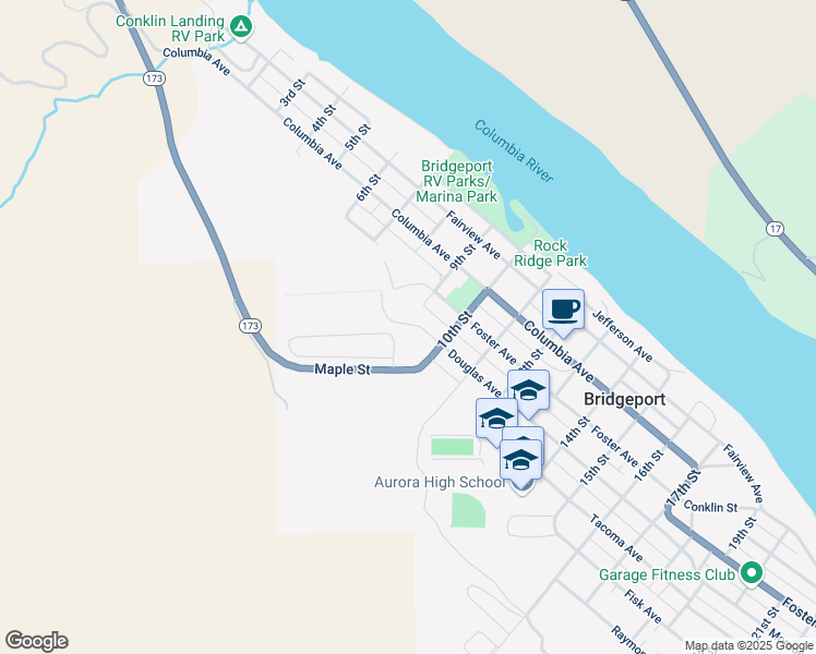 map of restaurants, bars, coffee shops, grocery stores, and more near 908 Foster Avenue in Bridgeport