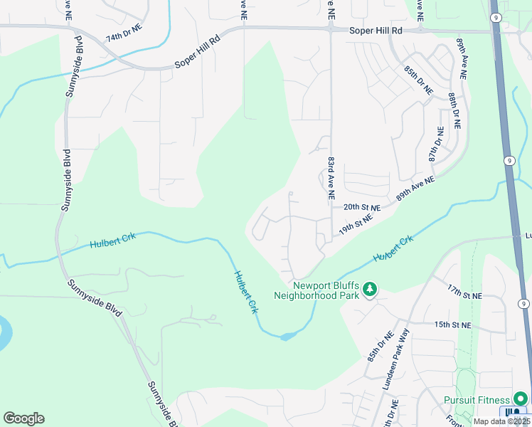 map of restaurants, bars, coffee shops, grocery stores, and more near 1901 80th Drive Northeast in Lake Stevens