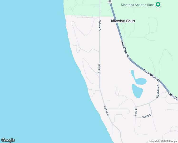 map of restaurants, bars, coffee shops, grocery stores, and more near 826 Sylvan Drive in Bigfork