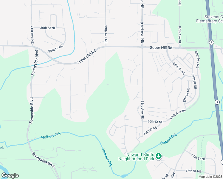 map of restaurants, bars, coffee shops, grocery stores, and more near 7920 24th Street Northeast in Lake Stevens