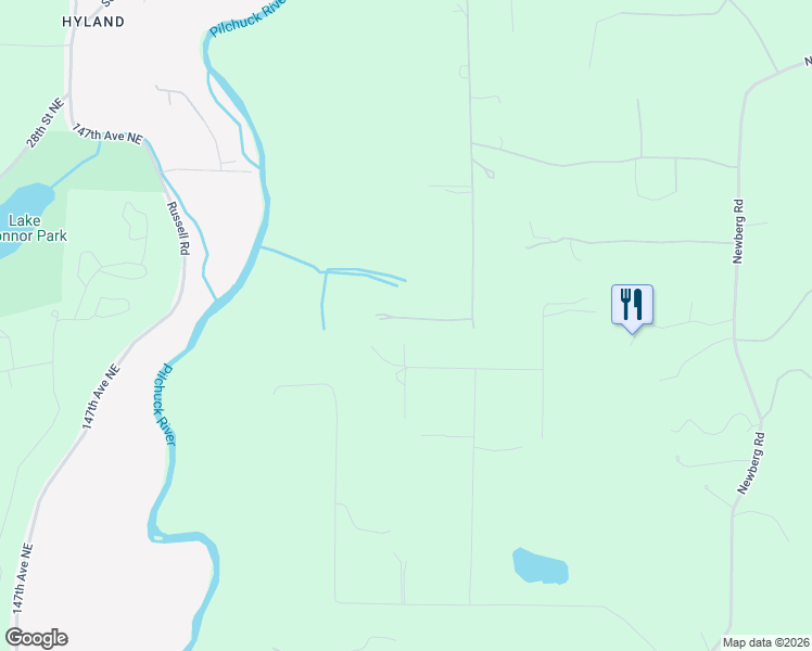 map of restaurants, bars, coffee shops, grocery stores, and more near 2408 159th Avenue Northeast in Snohomish