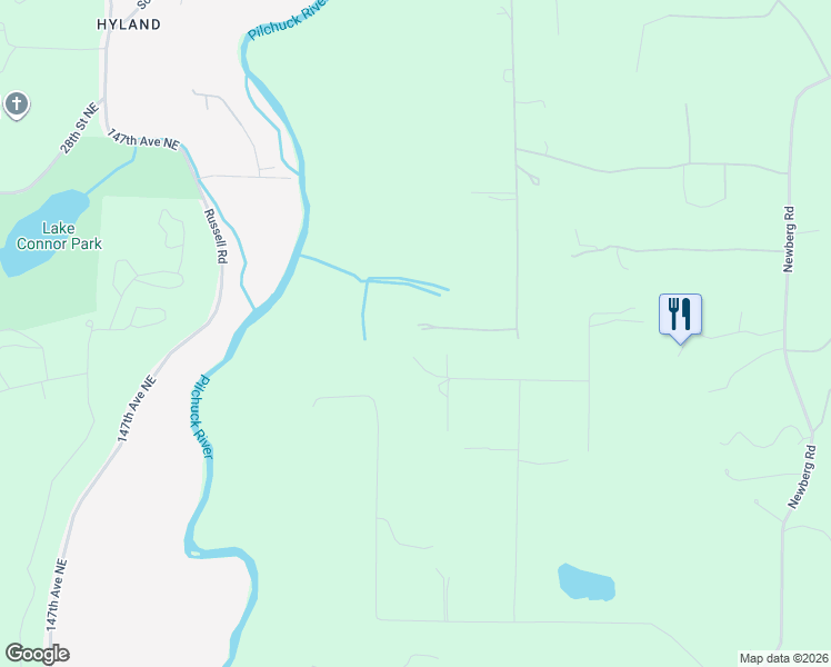 map of restaurants, bars, coffee shops, grocery stores, and more near 2408 159th Avenue Northeast in Snohomish