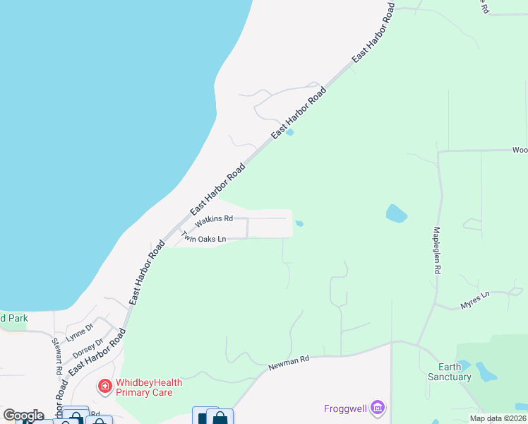 map of restaurants, bars, coffee shops, grocery stores, and more near 1865 East Watkins Road in Freeland