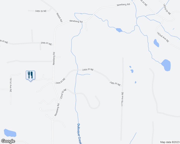 map of restaurants, bars, coffee shops, grocery stores, and more near 17202 24th Place Northeast in Snohomish