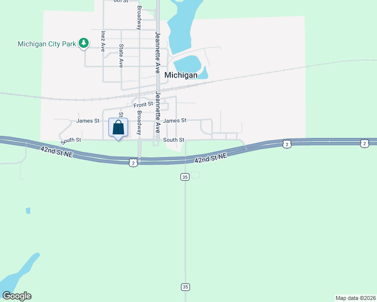 map of restaurants, bars, coffee shops, grocery stores, and more near in Michigan