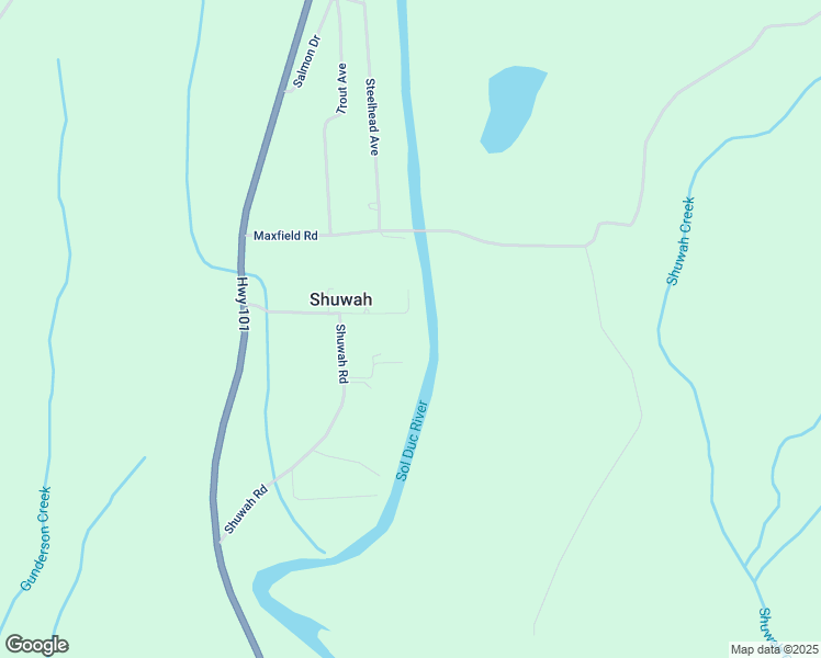 map of restaurants, bars, coffee shops, grocery stores, and more near 293 Iverson Road in Forks