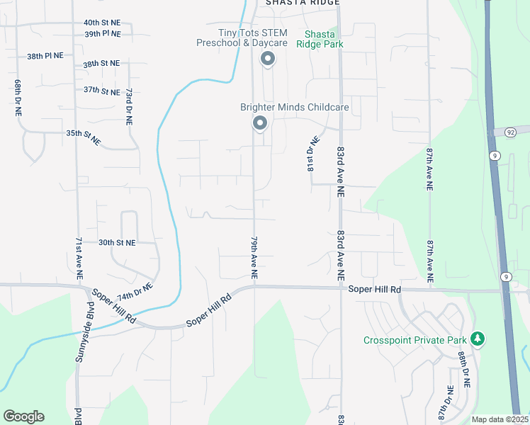 map of restaurants, bars, coffee shops, grocery stores, and more near 3015 79TH Avenue Northeast in Marysville