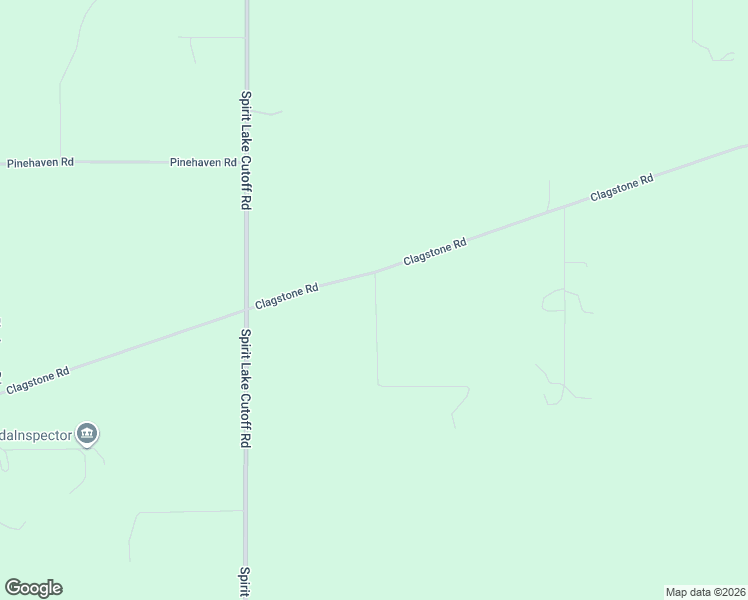 map of restaurants, bars, coffee shops, grocery stores, and more near 6972 Clagstone Road in Spirit Lake