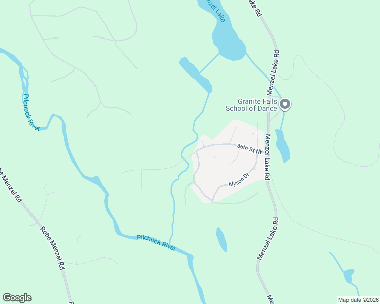 map of restaurants, bars, coffee shops, grocery stores, and more near 3628 230th Drive Northeast in Granite Falls