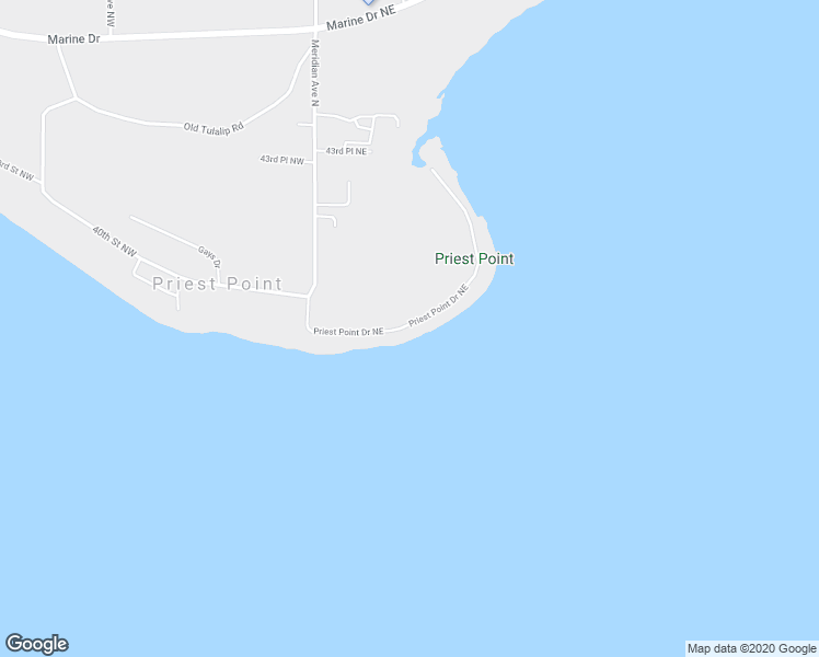 map of restaurants, bars, coffee shops, grocery stores, and more near 204 Priest Point Drive Northeast in Marysville